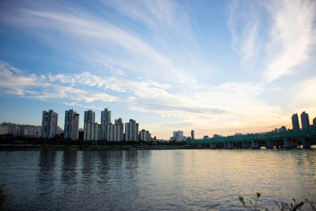 Photo Peaceful sunset